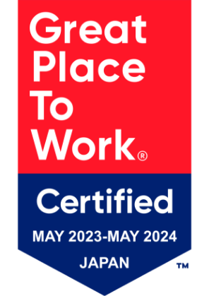 Great Place to Work Certified MAY 2023-MAY 2024 JAPAN